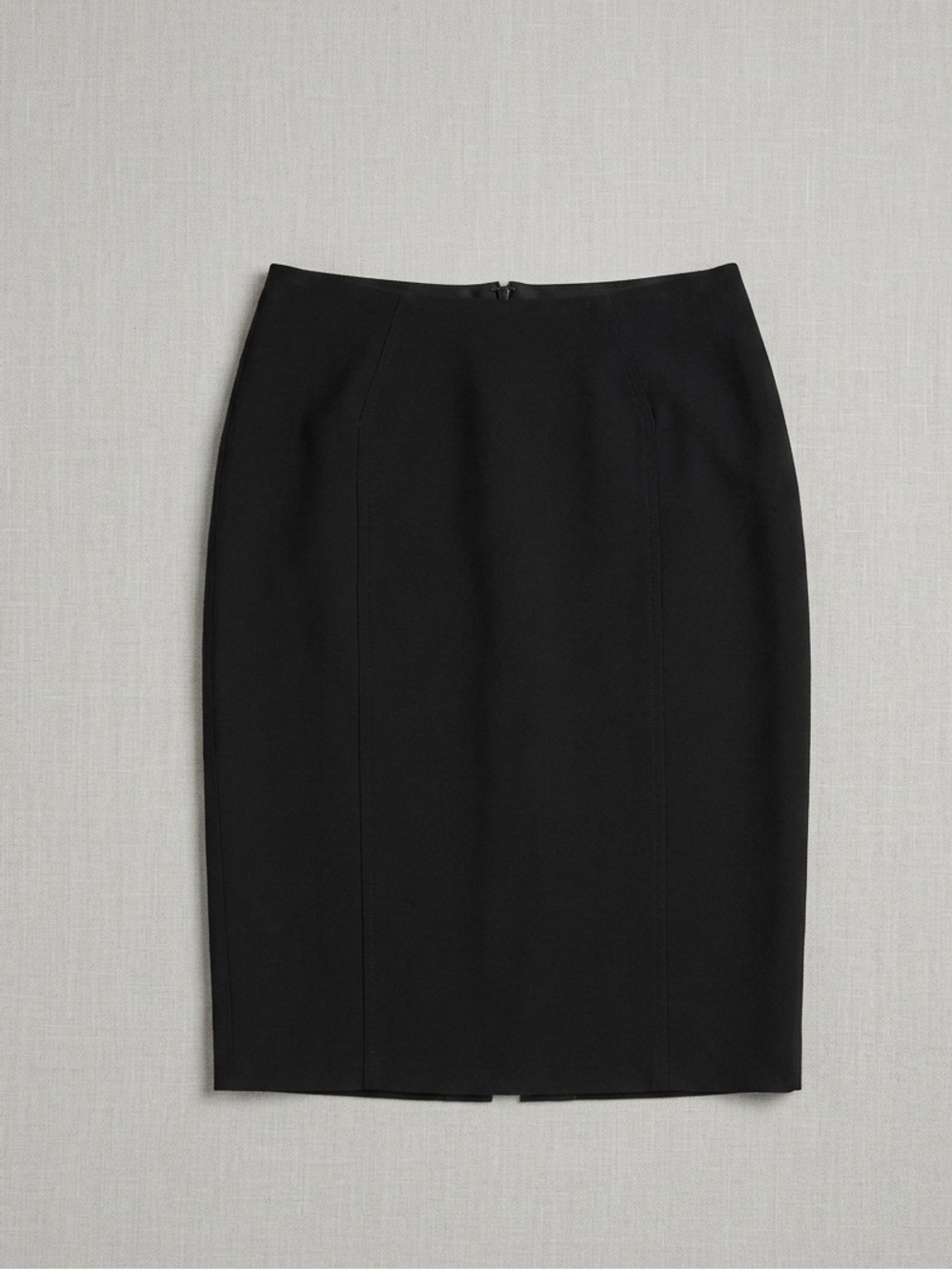 Mango Black Tailored Pencil Skirt- M